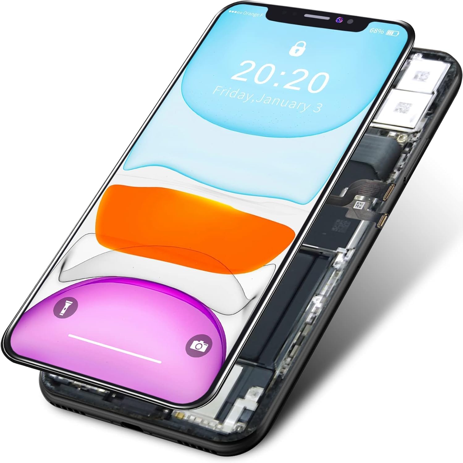 iPhoneXSフロントパネル　液晶ガラス画面 屏A iPhone XS 高品質 互換 incell LCD 液晶 フロントパネル